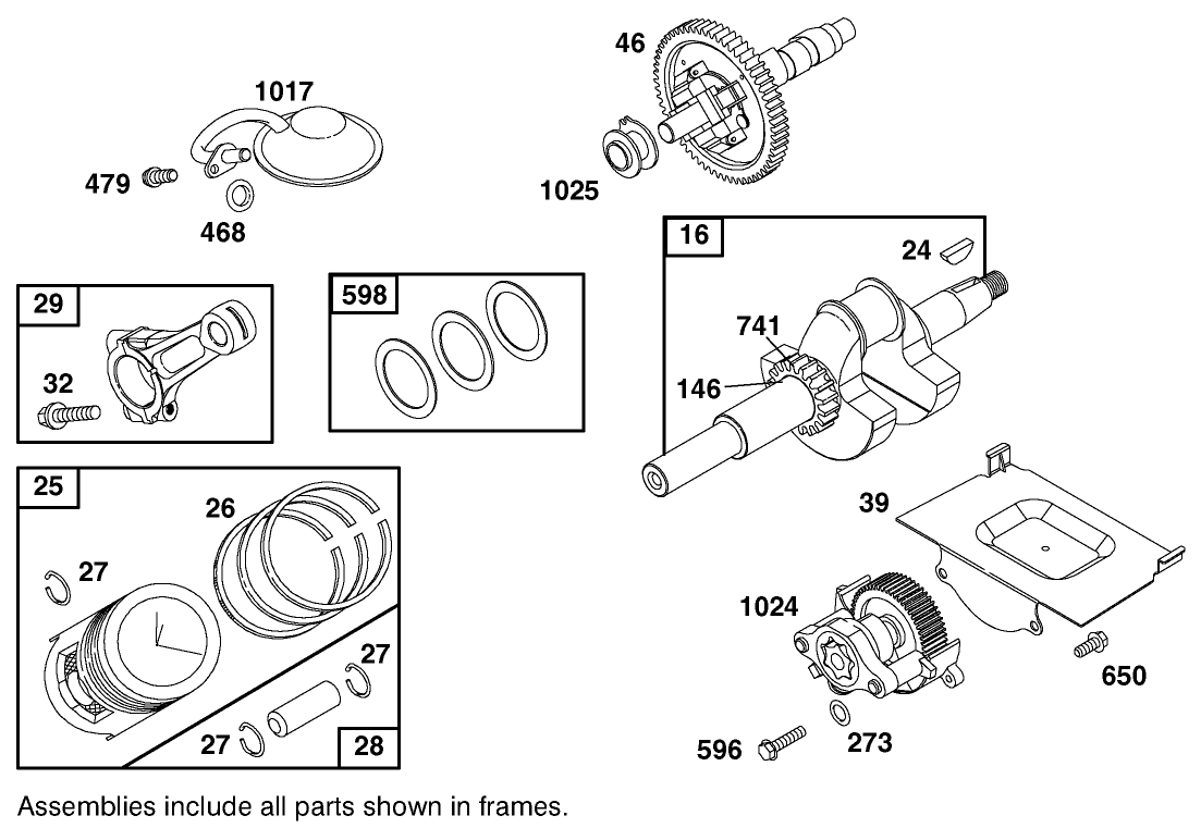 Engine-Briggs And Stratton Model 303447-1408-E1
