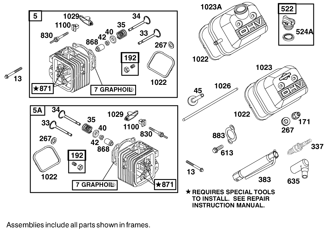 Engine-Briggs And Stratton Model 303447-1408-E1