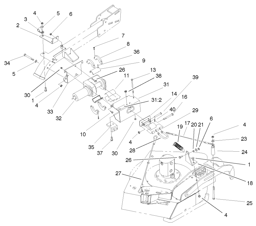 Lh Lock And Lift Assembly