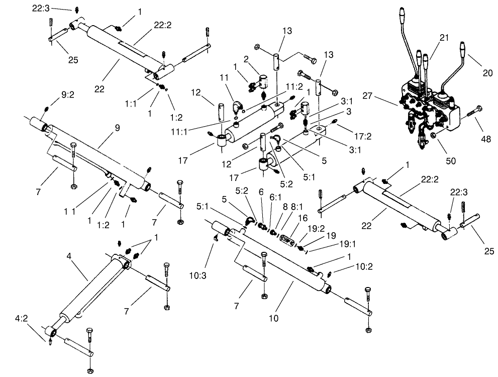Cylinder And Controls Assembly