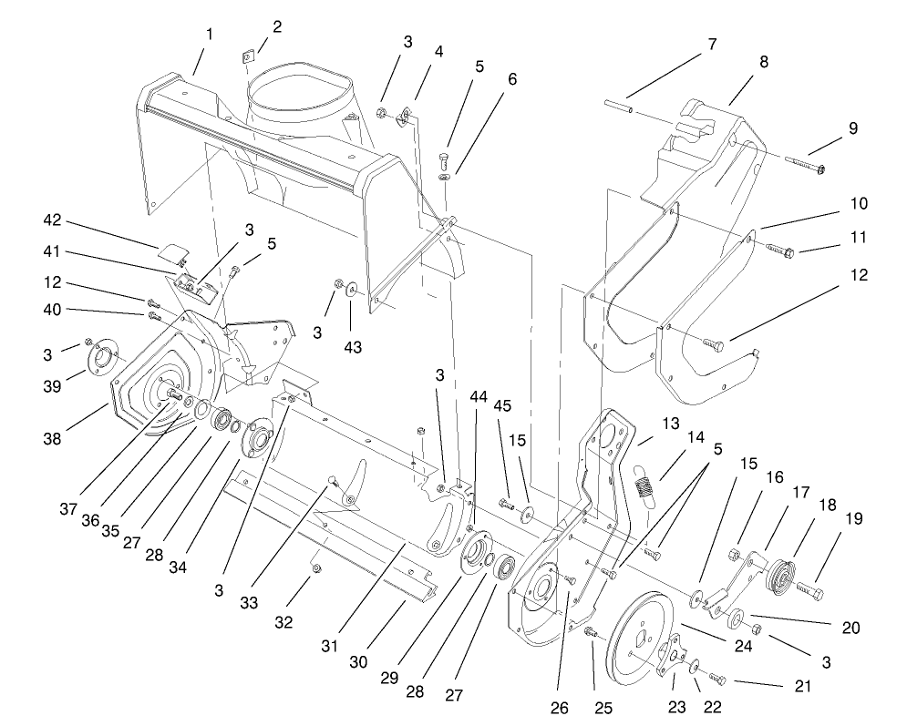 Housing & Side Plate Assembly