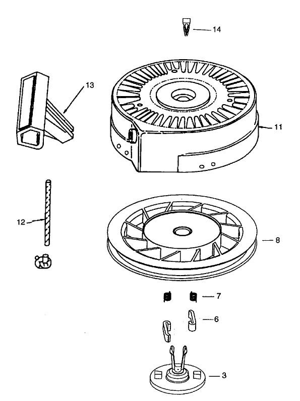 Recoil Starter No. 590743