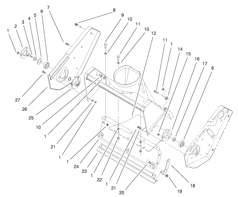 Housing and Side Plate Assembly