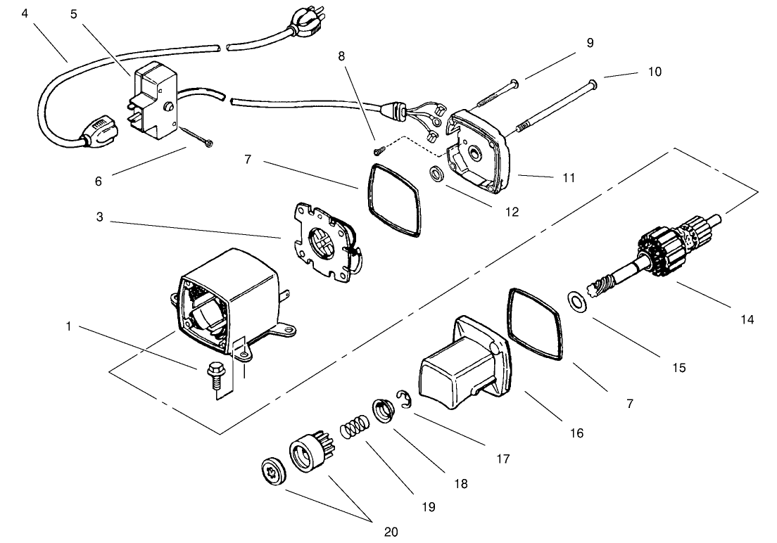 Starter Motor No. 33290e (optional)