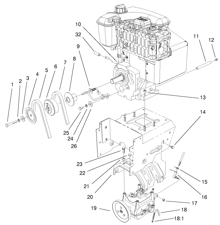 Engine And Transmission Assembly