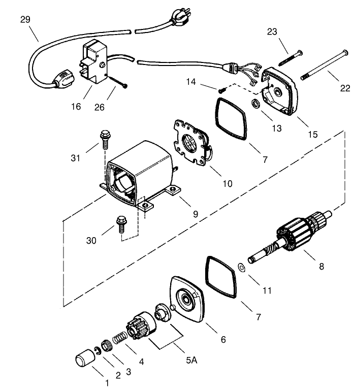 110 Volt Electric Starter No. 33329E