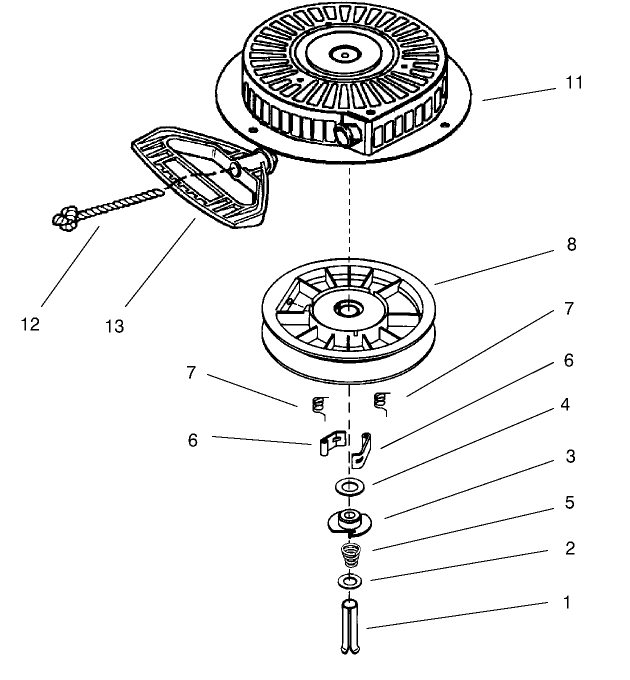 Recoil Starter No. 590749
