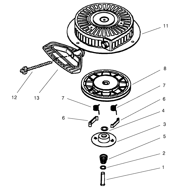 Recoil Starter No. 590733 (optional)