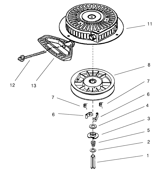 Recoil Starter No. 590749