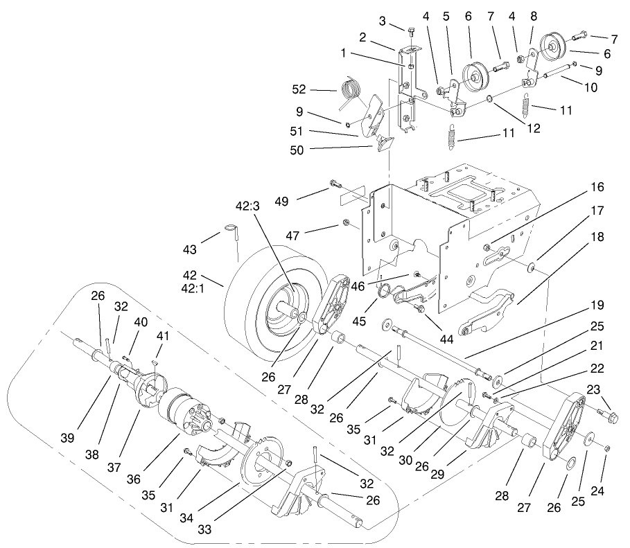 LOWER TRACTION ASSEMBLY