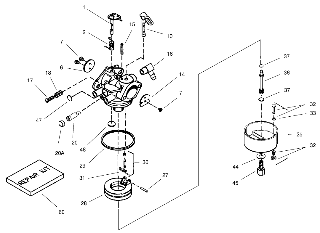 CARBURETOR NO. 640105