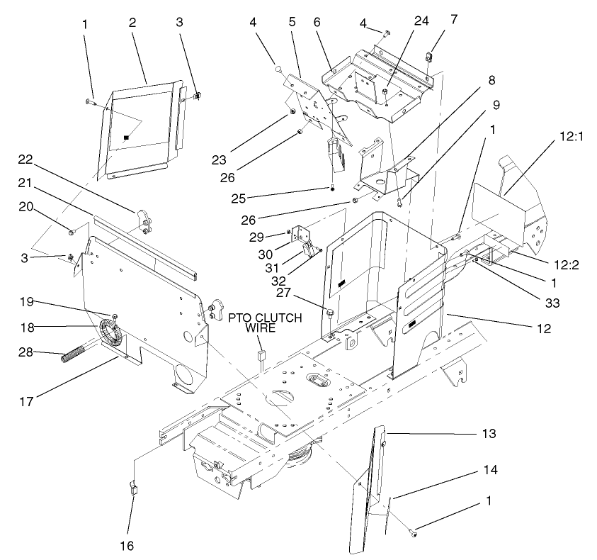 Hoodstand And Firewall Assembly