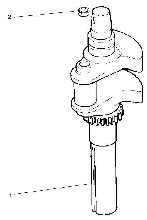 Crankshaft Assembly Kohler Cv18s-Ps-61528 And Cv18s-Ps-61529