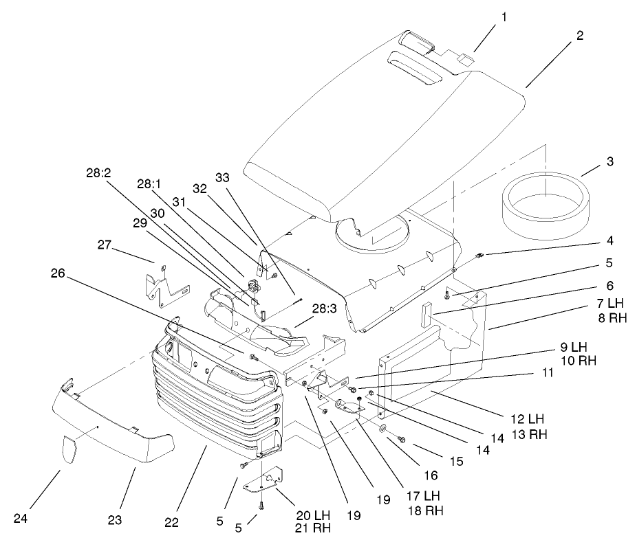 Hood And Grill Assembly