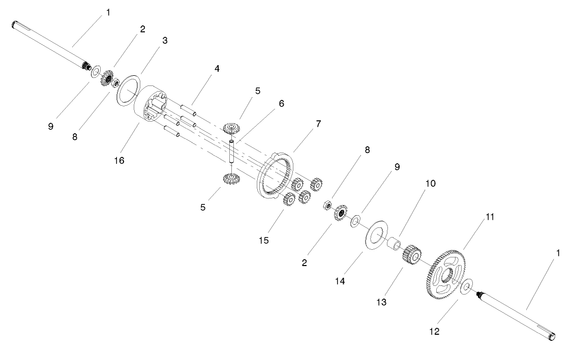 Differential Gear Assembly
