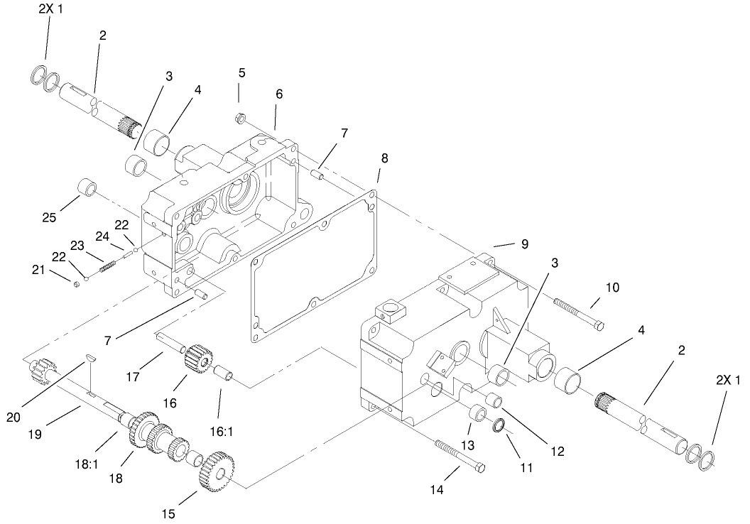 Transmission 8-Speed 4 Pinion (model 73429 Only)
