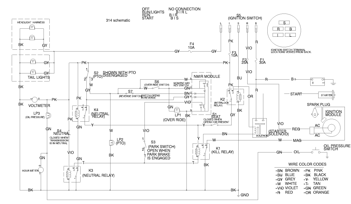 Electrical Schematic (model 73429 Only)