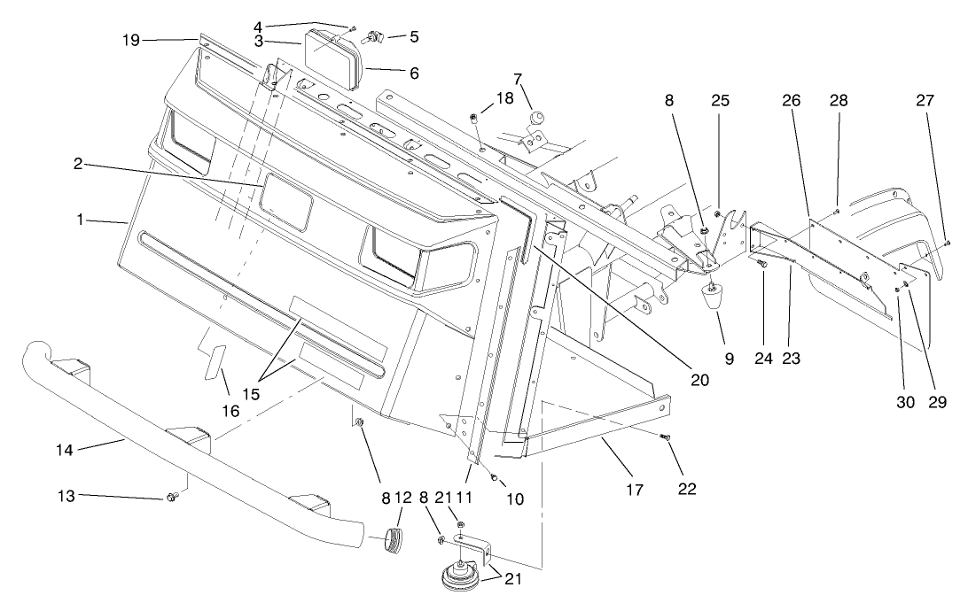Front Bumper & Hood Assembly