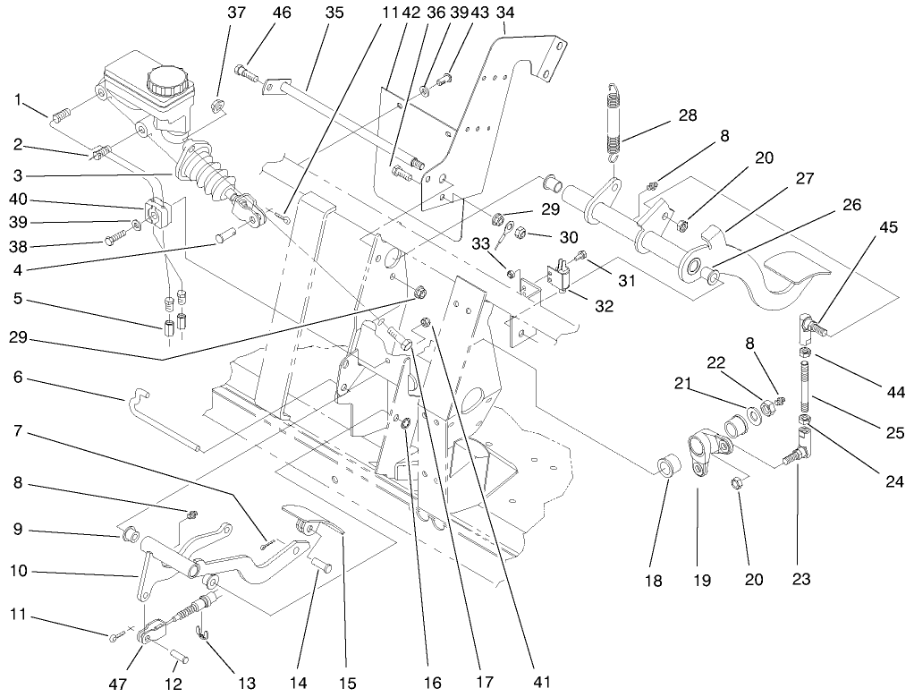 Brake & Accelerator Pedal Assembly