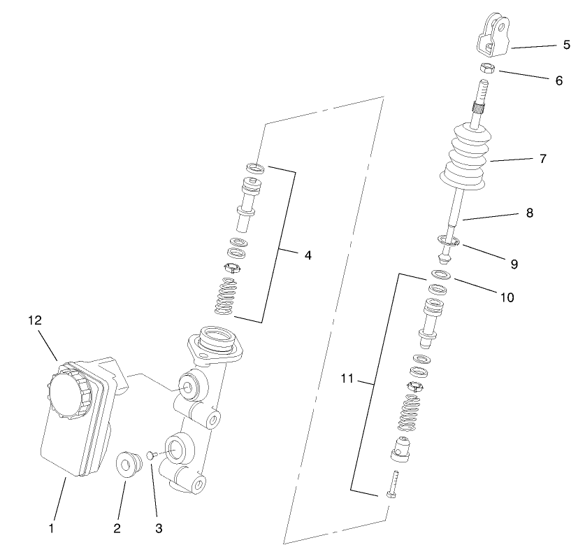 Master Brake Cylinder No. 94-3800