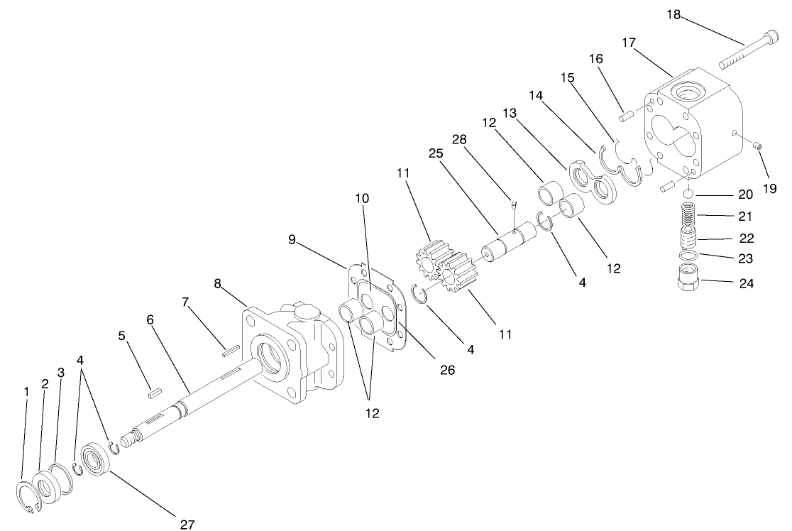 Hydraulic Pump Assembly No. 87-5700
