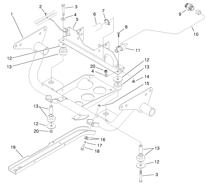 Engine Frame Assembly