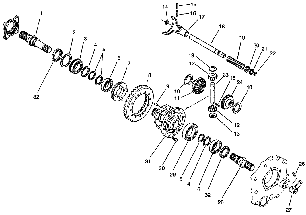 Differential Gear Assembly