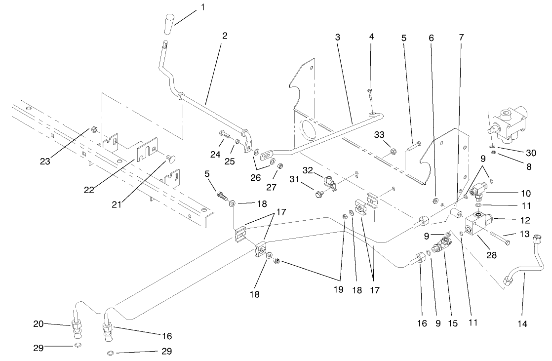 Lift Valve Linkage Assembly