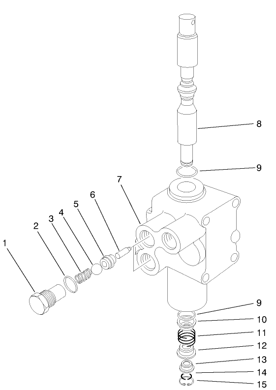 Remote Hydraulics Valve Assembly No. 43-1710