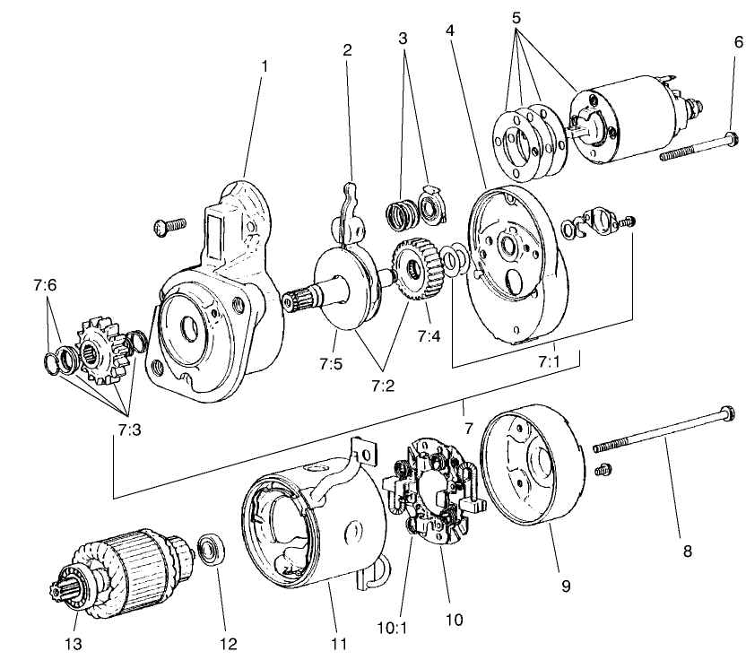 Starter Assembly No. 70-8760
