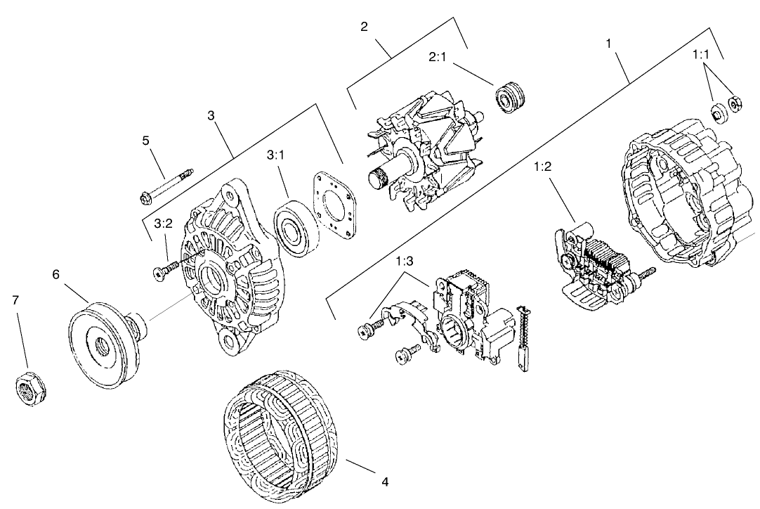 Alternator Assembly No. 100-9394