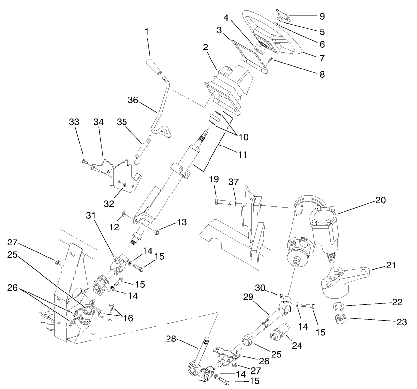 Steering Linkage Assembly