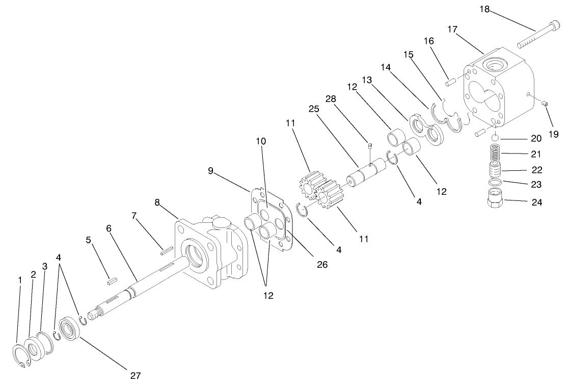 Hydraulic Pump Assembly No. 87-5700