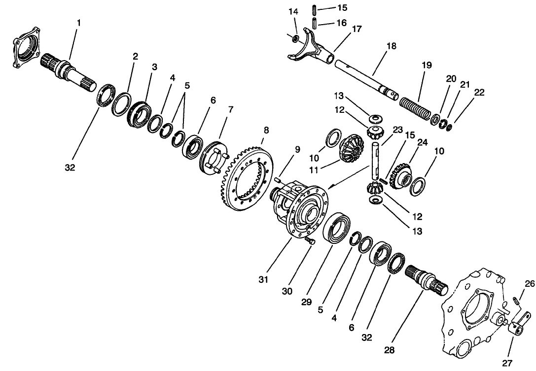 Differential Gear Assembly