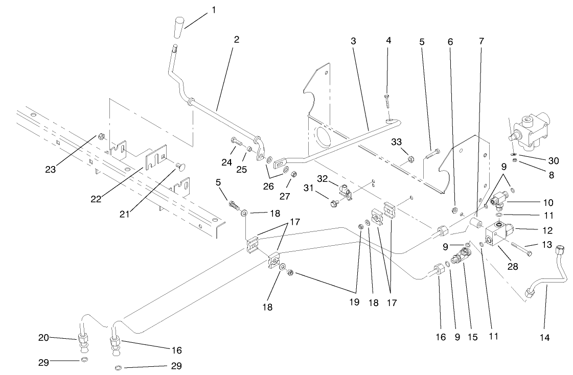Lift Valve Linkage Assembly