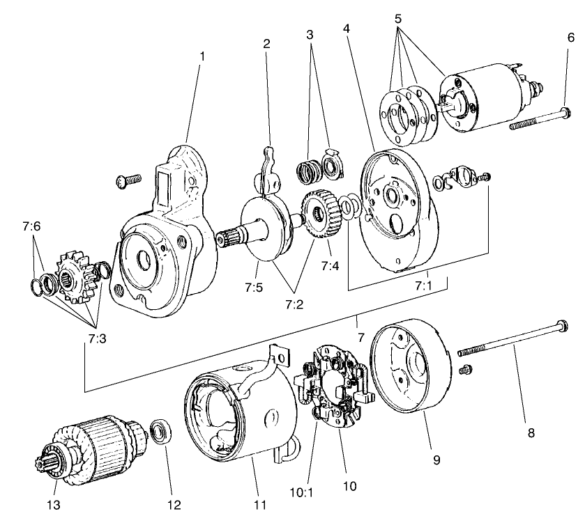 Starter Assembly No. 70-8760