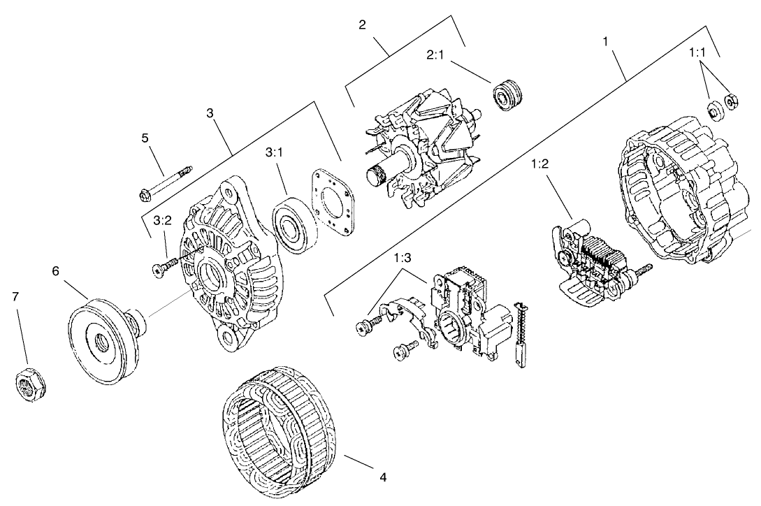 Alternator Assembly No. 100-9394