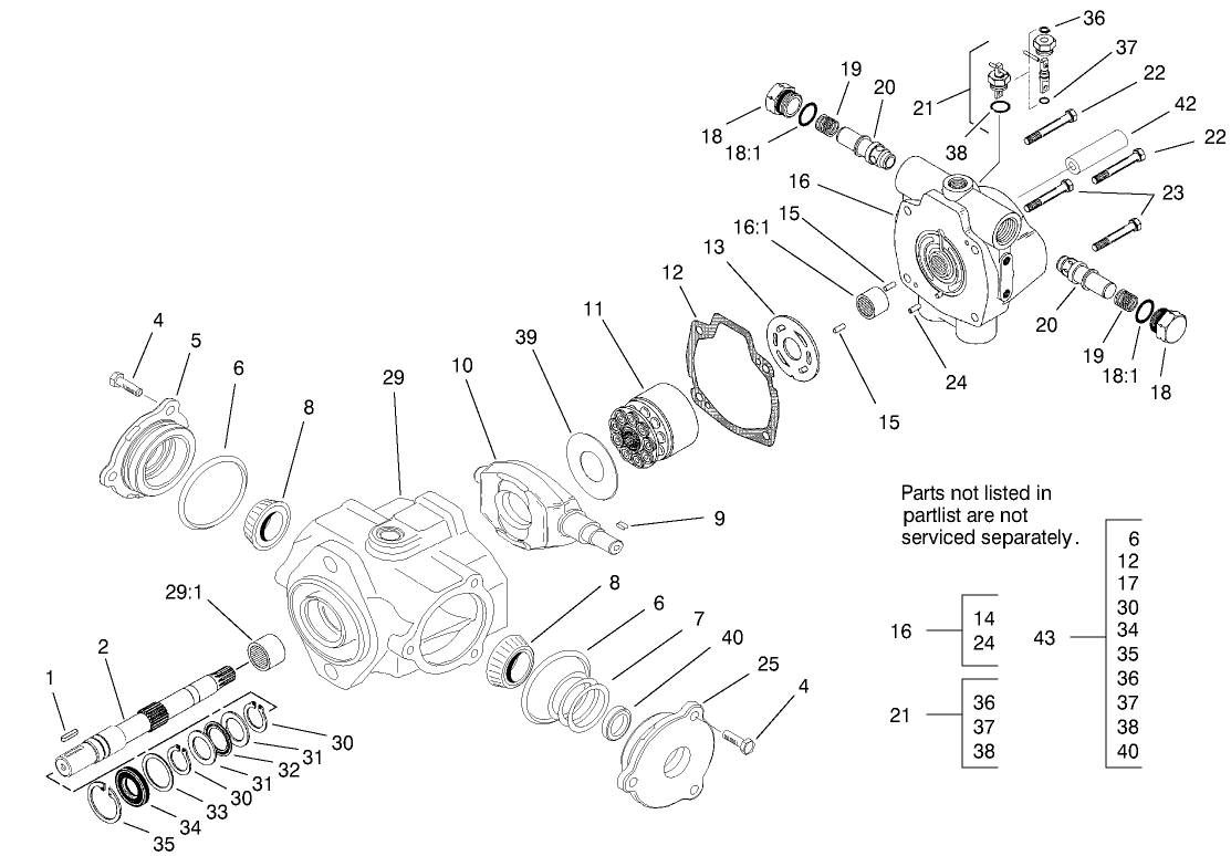 Hydrostat Assembly No. 100-3174