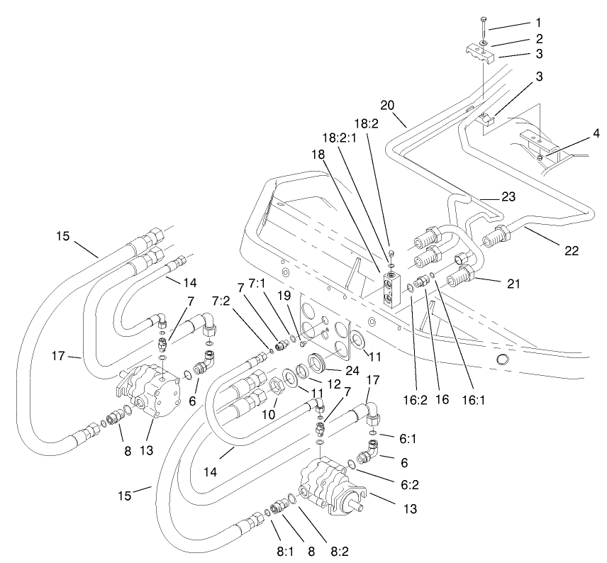 Front Bulkhead And Reel Motor Assembly