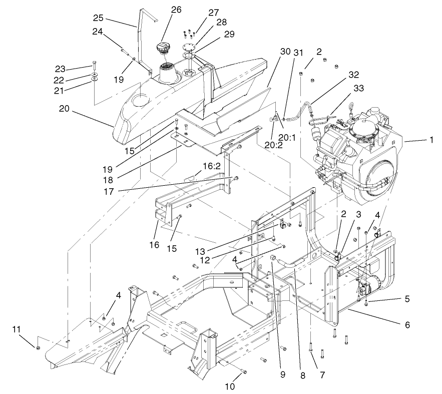 Engine And Fuel Assembly