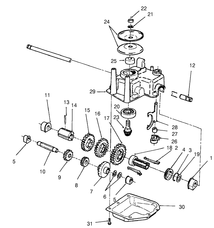 Gear Case Assembly No. 92-7869