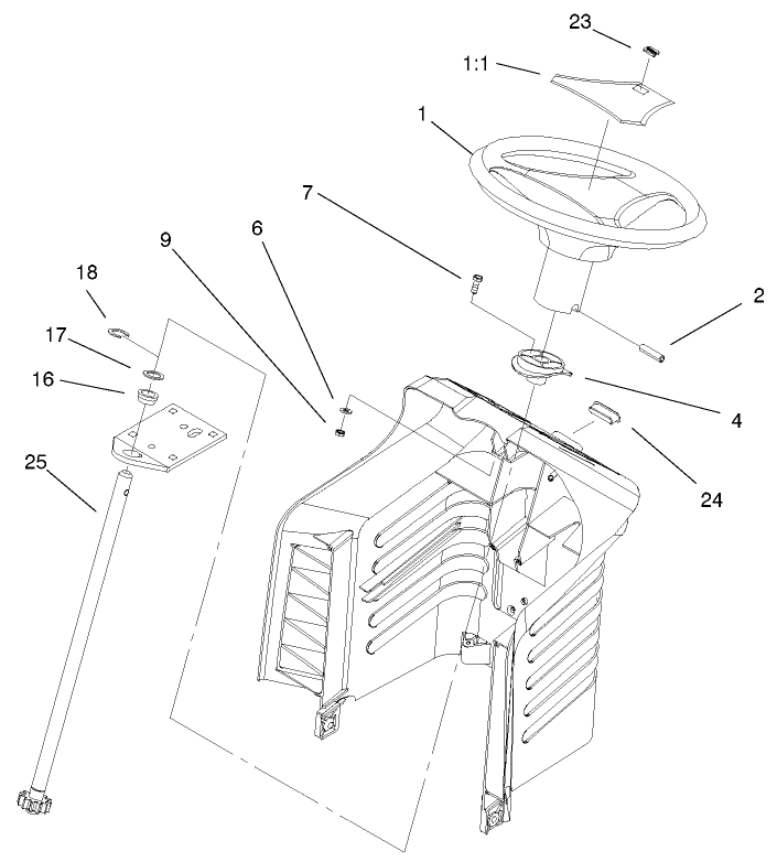 Fixed Steering Assembly