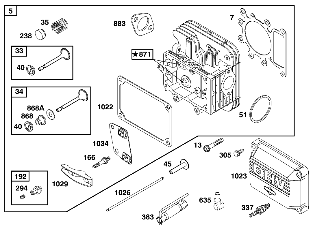 Engine Briggs & Stratton Model 28q777-0690-E1