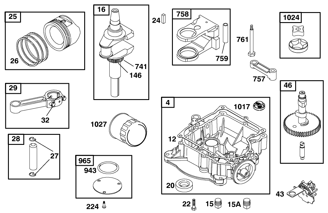 Engine Briggs & Stratton Model 28q777-0690-E1