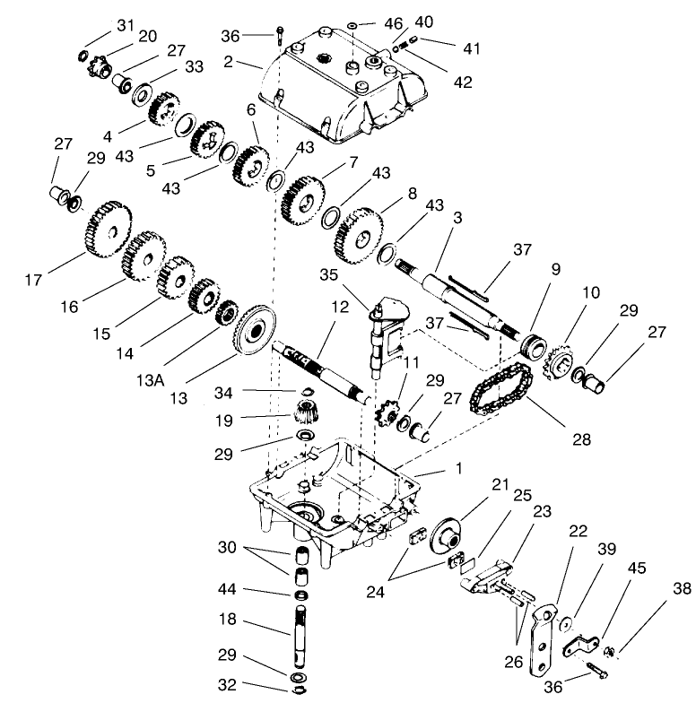 Transmission Peerless Model 700-025