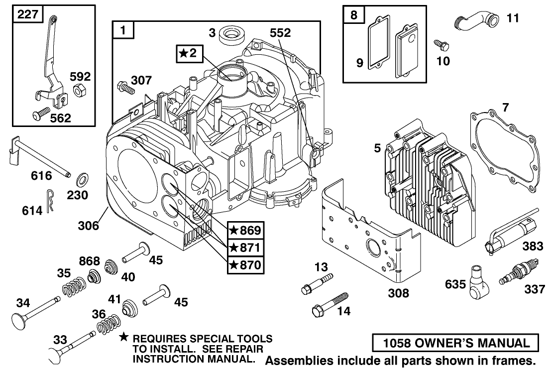 Engine Briggs & Stratton Model 195707-0421-E1