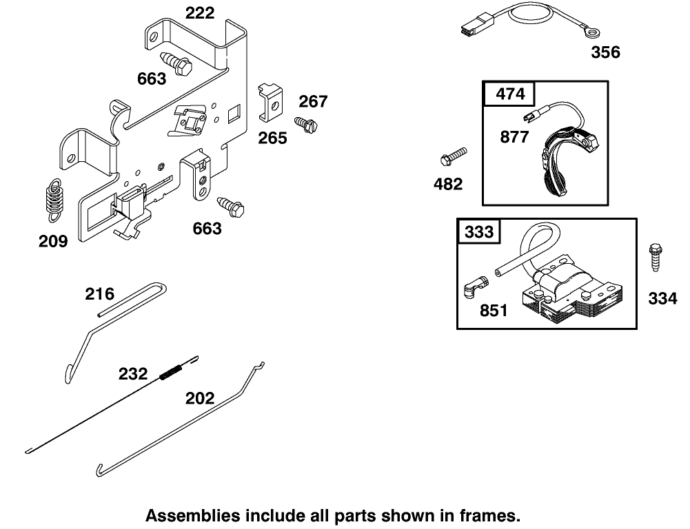 Engine Briggs & Stratton Model 195707-0421-E1
