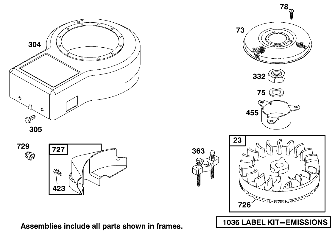 Engine Briggs & Stratton Model 195707-0421-E1
