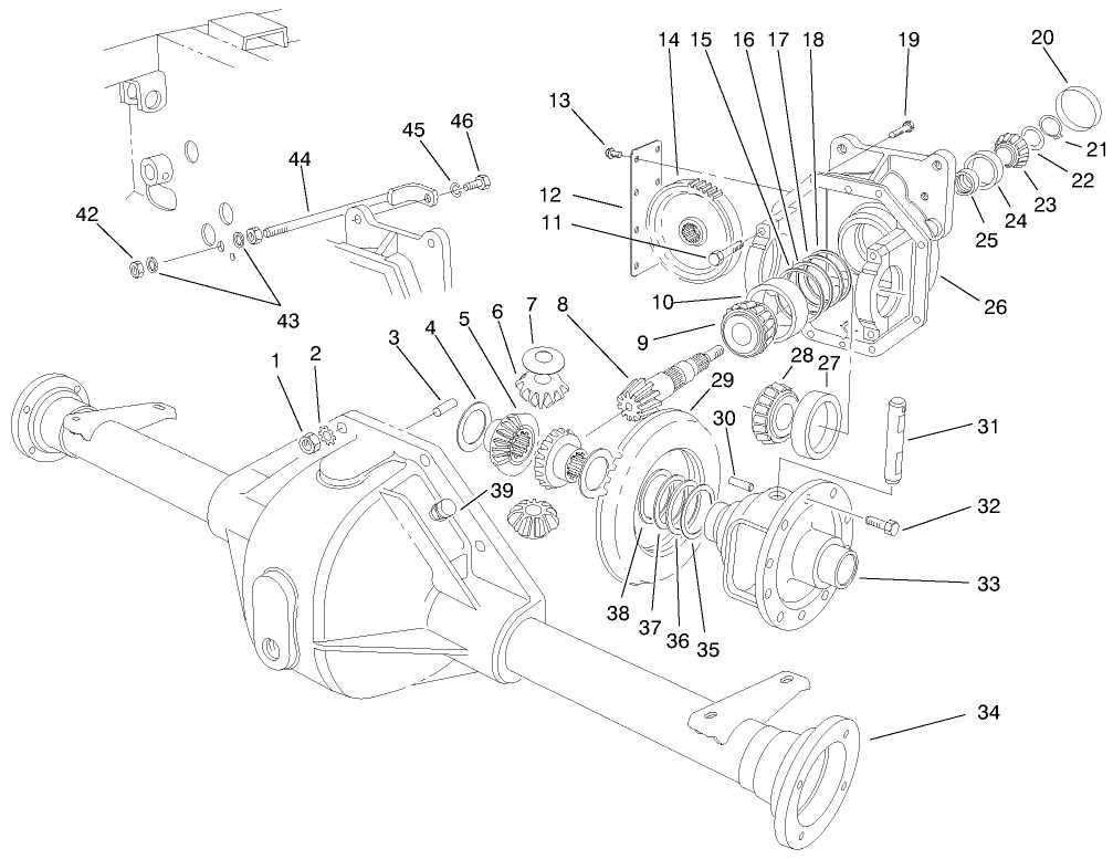 Front Axle Assembly No. 86-9600
