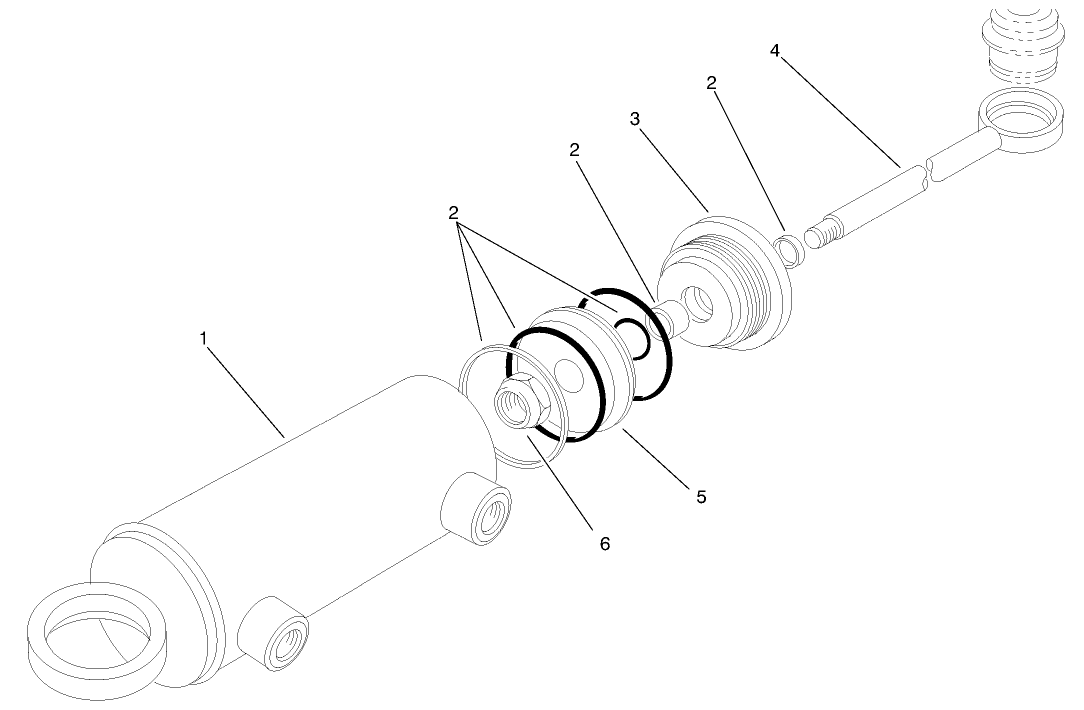 Hydraulic Steering Cylinder No. 92-7828